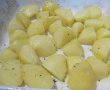 Budinca de cartofi cu piept de pui si smantana-5