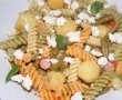 Salată de paste, cu fasole păstăi şi cartofi-5