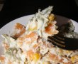Salată de paste cu carne de pui şi maioneză-12