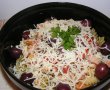 Salată de paste cu păstrăv afumat şi sos de roşii-11