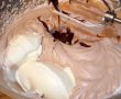 Tort cu crema de ciocolata si de capsuni-7