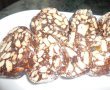 Desert  Salam de biscuiţi, reţetă de post-8