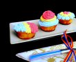 Briose cu dulceata decorate in tricolor-15