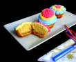 Briose cu dulceata decorate in tricolor-16