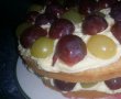 Victoria Sponge Cake cu struguri si fistic-7