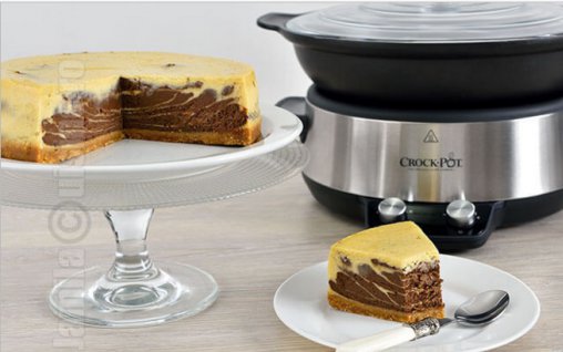 Cea mai simpla metoda de a face cheesecake la Crock-Pot, dupa o retete de la Jamila Cuisine