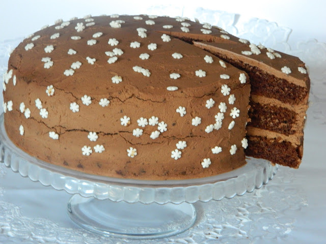 Tort aromat cu crema de branza si ciocolata - reteta nr 200