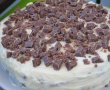 Desert tort cu nuci, crema de vanilie si ciocolata-3