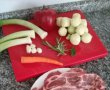 Friptura de porc la cuptor cu legume-4