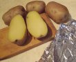 Cartofi la cuptor, umpluti cu branzeturi-8