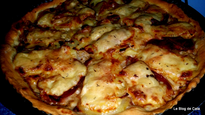 Pizza cu branza Raclette