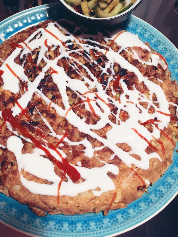 Okonomiyaki (Clatita Japoneza gigantica)
