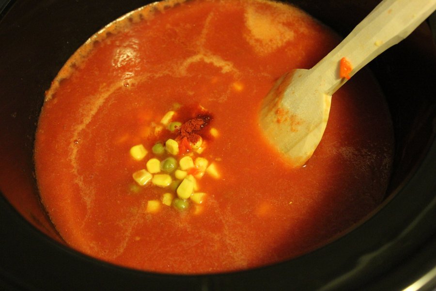Supa de rosii mexicana la slow cooker Crock-Pot 4,7 L