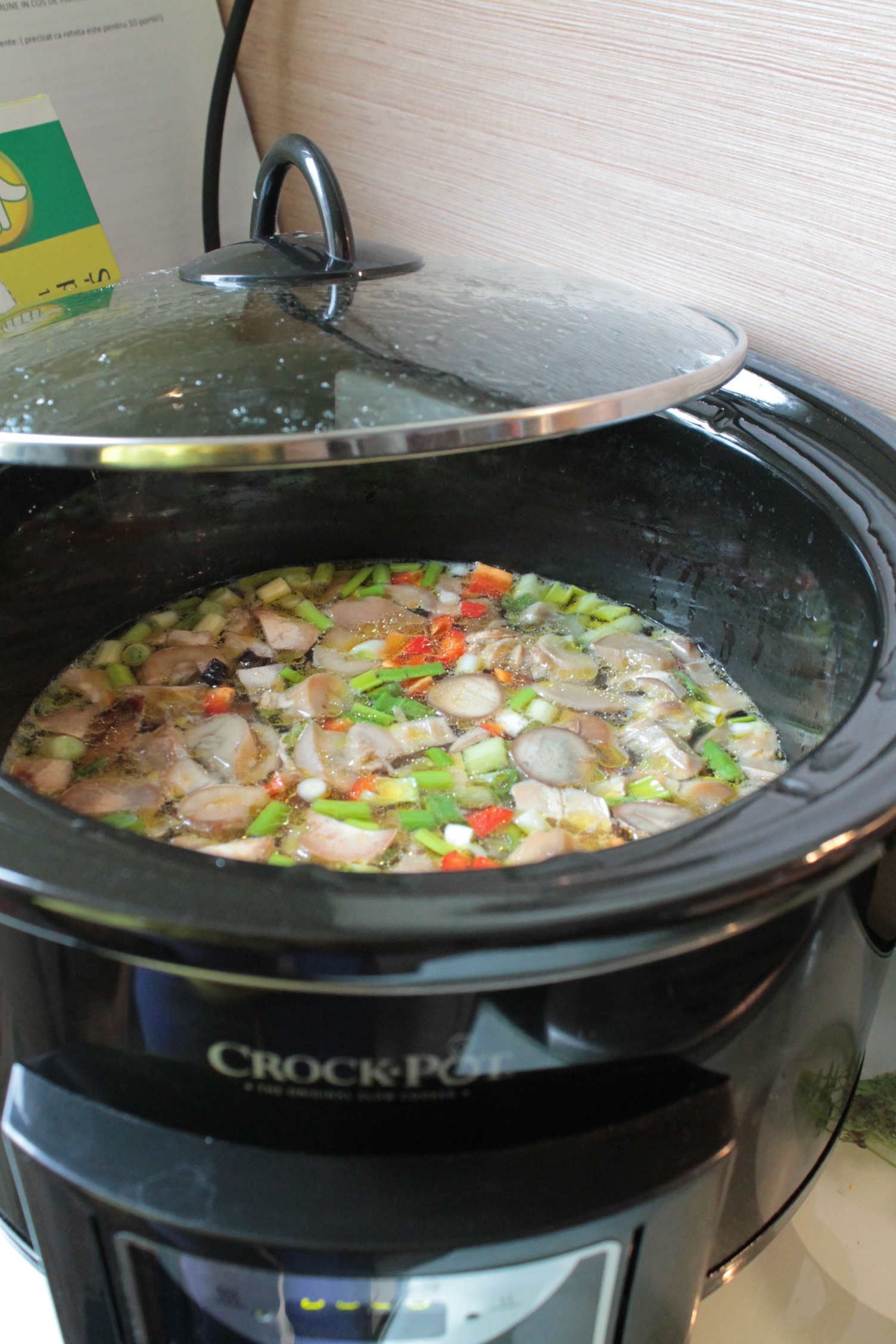 Supa crema de ciuperci la slow cooker Crock-Pot