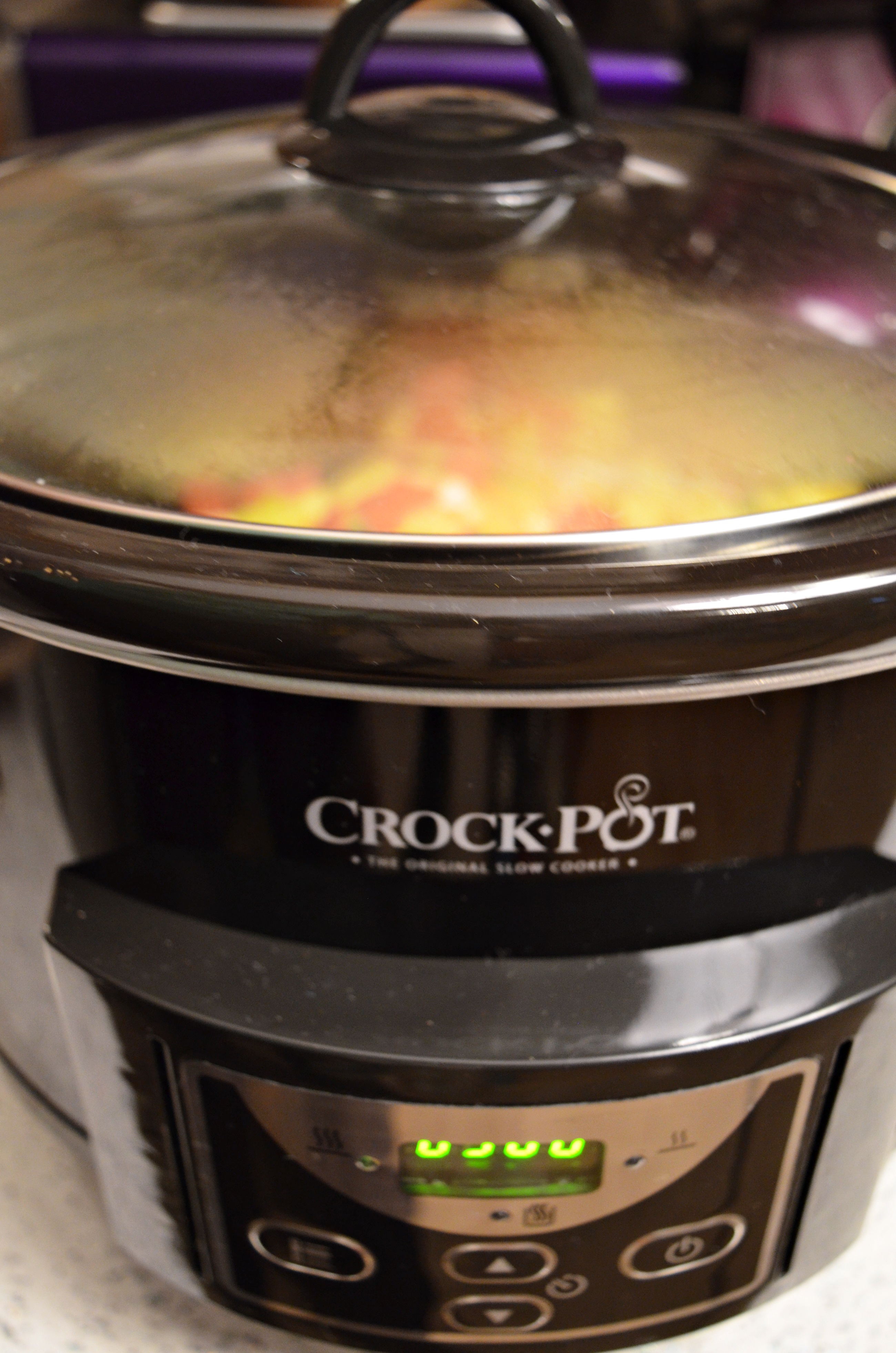 Mancare de legume cu ardei copt la slow cooker Crock-Pot 4,7 L