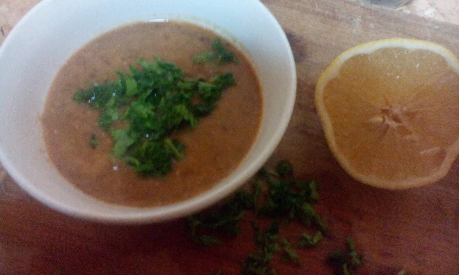 Supa crema de linte (verde sau maro)