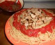 Spaghette integrale cu sos iute si carne de porc-16