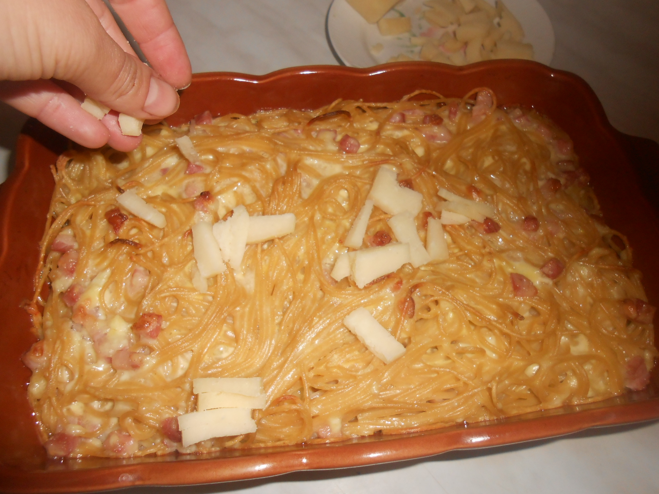 Spaghette integrale la cuptor