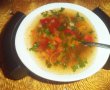 Supa rosie cu legume si paste fainoase-2