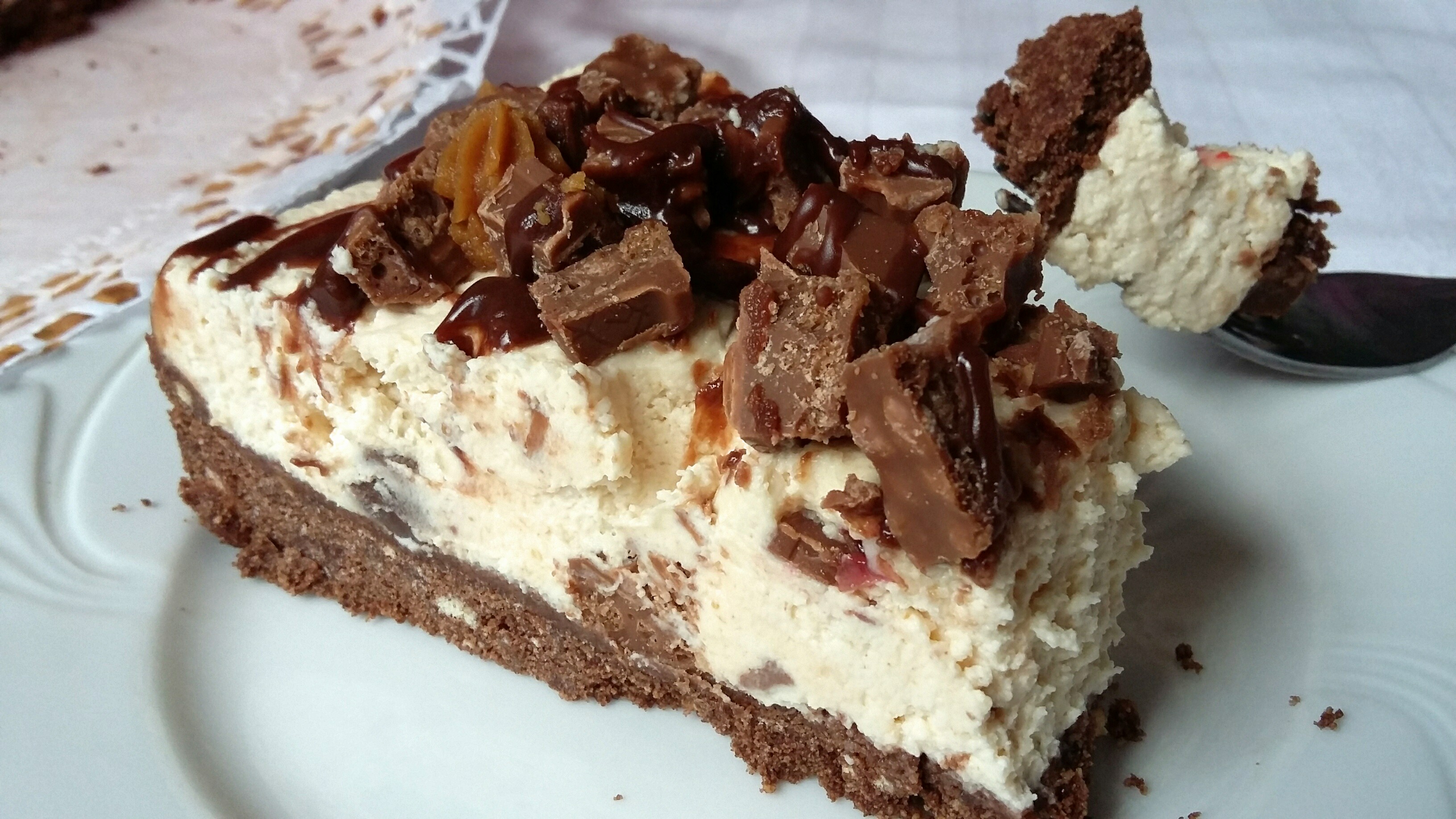 Cheesecake cu unt de arahide si ciocolata - Reteta nr. 500