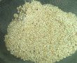 Desert la pahar din quinoa cu lapte, nuca si stafide-2