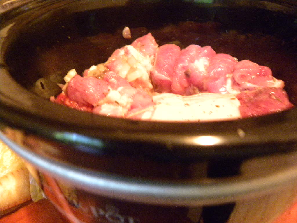 Rulada din carne de porc cu ciuperci la Crook-Pot