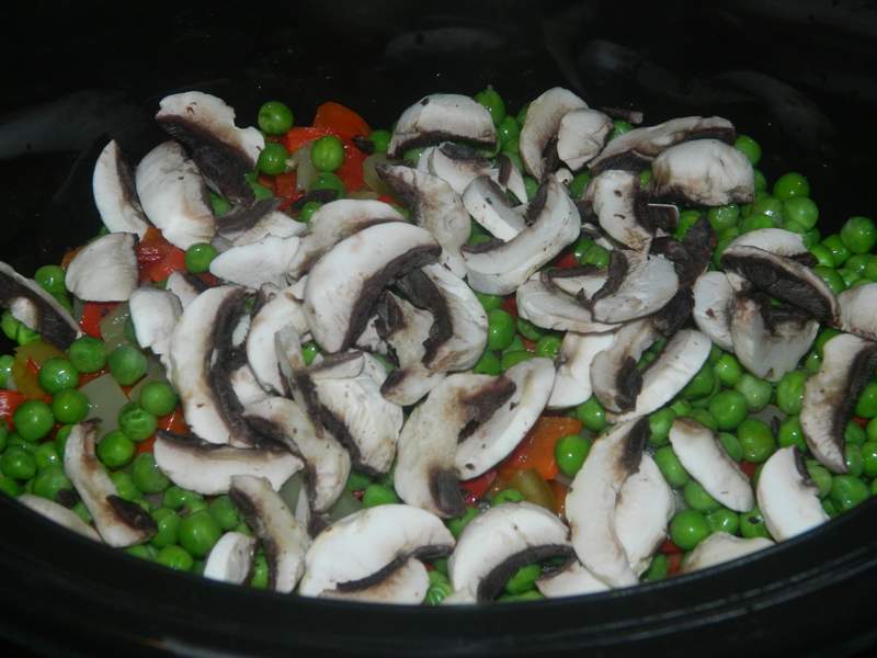 Orez cu legume la slow cooker Crock-Pot