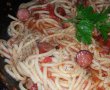 Spaghetti cu carnati reteta rapida si delicioasa-4