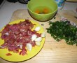 Ciorba de salata verde cu bacon afumat si slanina-1