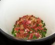 Ciorba de salata verde cu bacon afumat si slanina-2