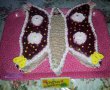 Tort Fluture cu crema de sampanie si fructe de padure-14