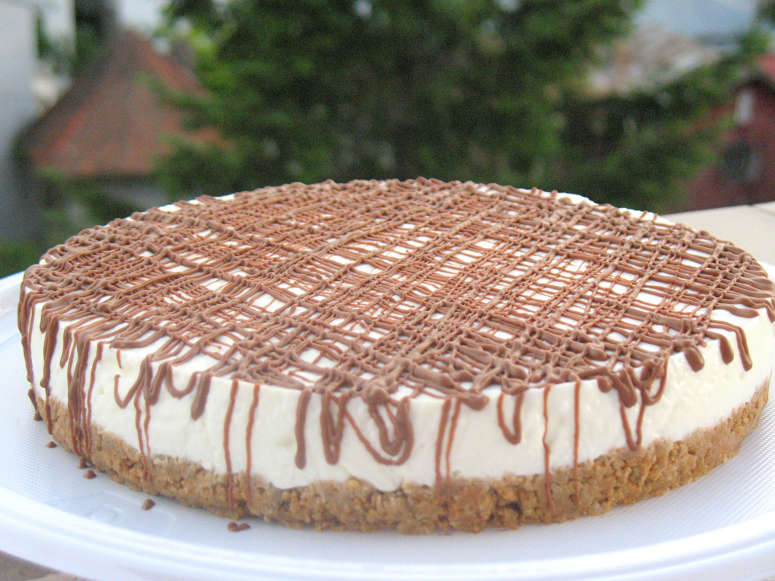 Cheesecake dietetic cu biscuiti - Dukan