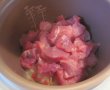 Bucatele de carne de porc cu sos de mustar si taitei de orez-2