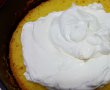 Tort cu crema de ciocolata alba, mascarpone si dulceata de zmeura-9
