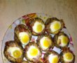 Ciuperci brune umplute cu oua de prepelita-7