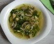 Supa de ciuperci cu pui si salata verde-2