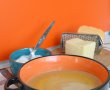 Supa crema de galbiori cu branzeturi-5