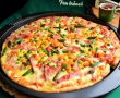 Pizza cu legume mexicane, bacon si mozzarella-9