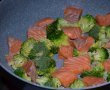 Tarta cu somon, broccoli si spanac-2