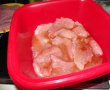 Pulpa de porc in sos de rosii, ciuperci si usturoi-0