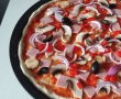 Pizza cu sunca si ciuperci-3