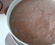 Desert tort cu crema de ciocolata si dulceata de cirese amare-6