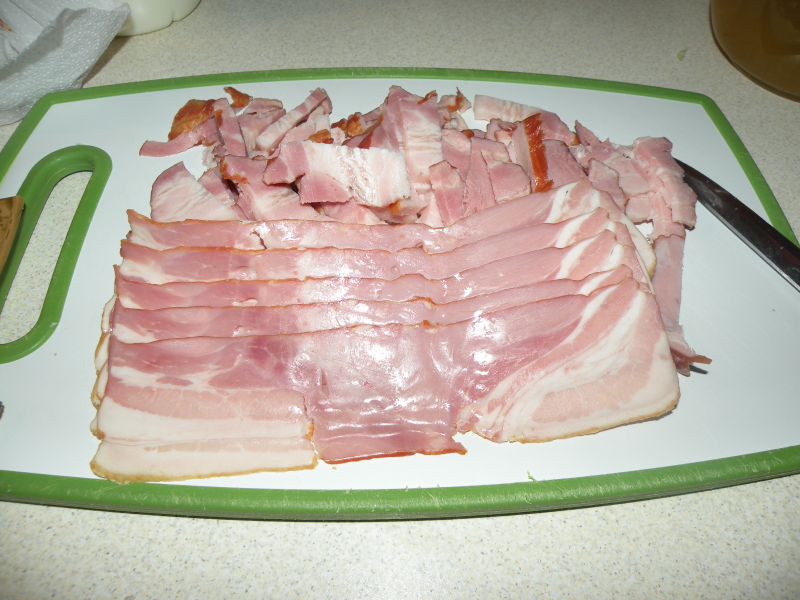 Ciorba de salata verde cu kaiser si bacon