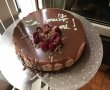 Desert tort cu mousse de ciocolata si zmeura-2