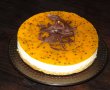 Desert cheesecake cu jeleu de fructul pasiunii (maracuya)-1