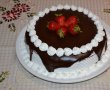 Desert tort cu capsuni, mascarpone si ciocolata-0