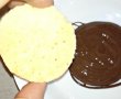 Desert prajituri cu mousse de ciocolata si piersici-18