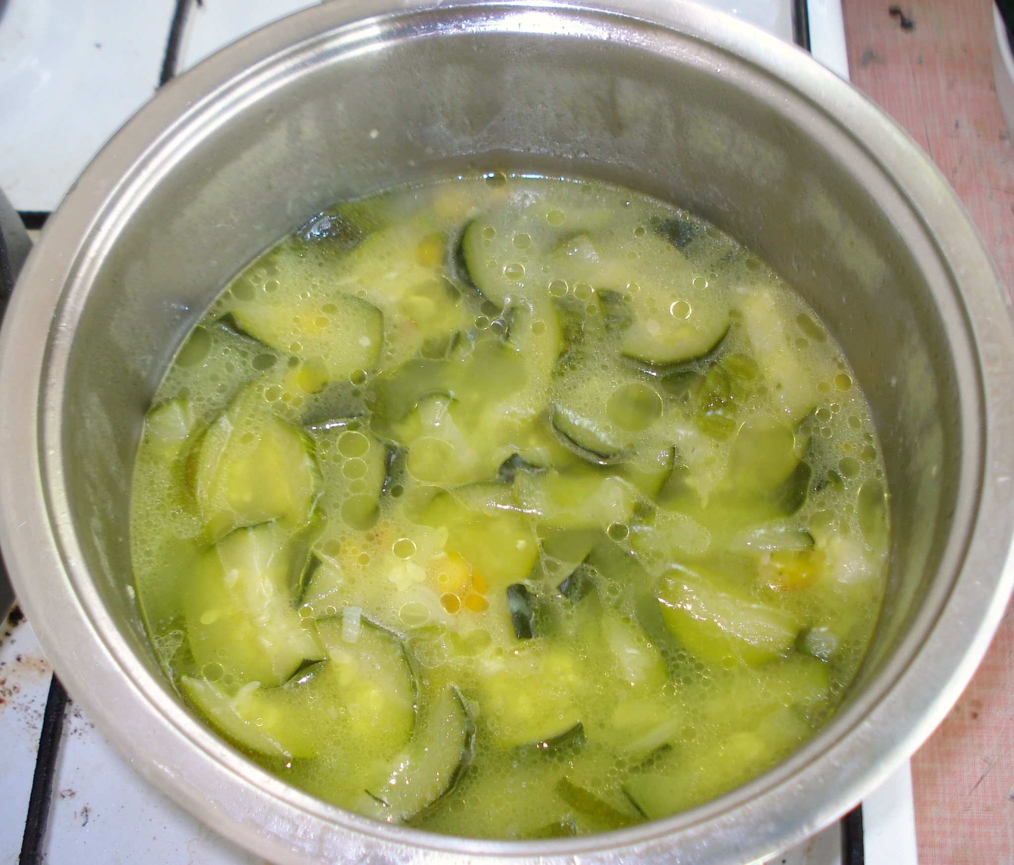 Supa-crema de zucchini