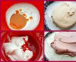 Desert tort de inghetata cu coacaze rosii, caise si zmeura-2