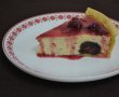 Desert tarta cu branza si dulceata de zmeura-16